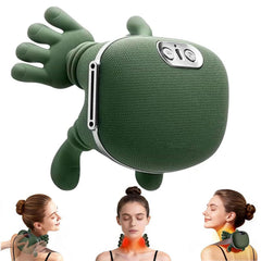 Bionic neck massager front view showing hands-free comfort.