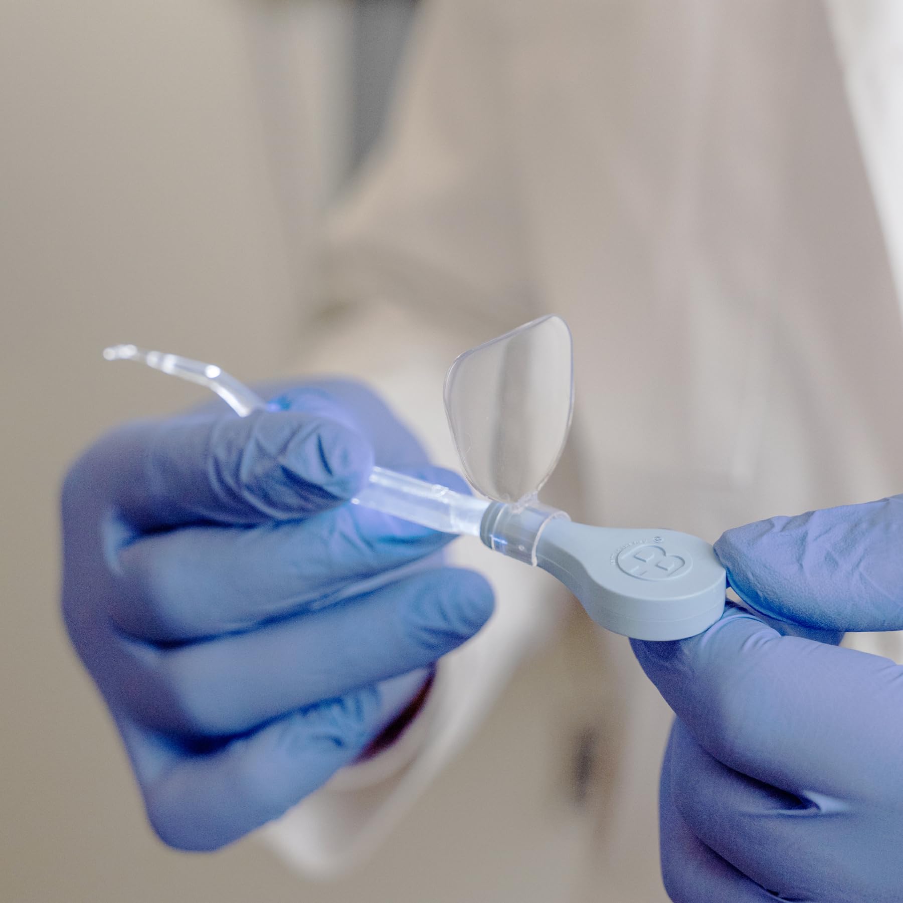 Bionix Light Source illuminates the ear canal for better visualization during cleaning.