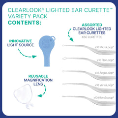 Bionix ClearLook Lighted FlexLoop curette reduces canal injury with flexible tips.