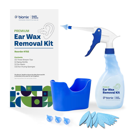 Bionix 17-piece ear wax removal kit, complete set for at-home use.