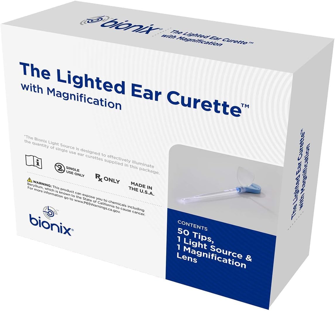 Bionix Lighted AngleLoop ear curette for clear visibility during wax removal