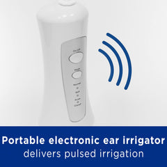 Bionix OtoClear three-divergent streams visualize efficient irrigation without mess.