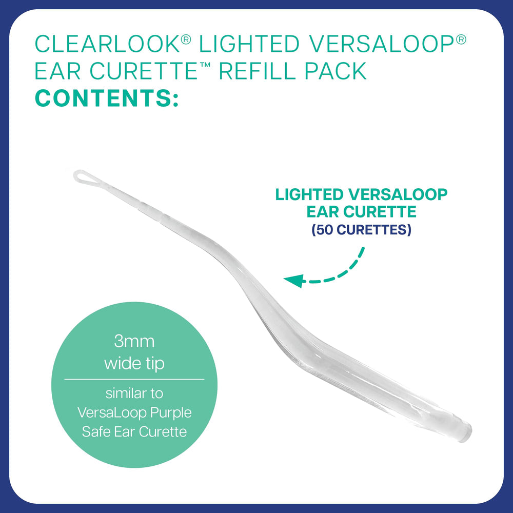 Bionix VersaLoop 3mm tip close-up showing flexible, gentle design.