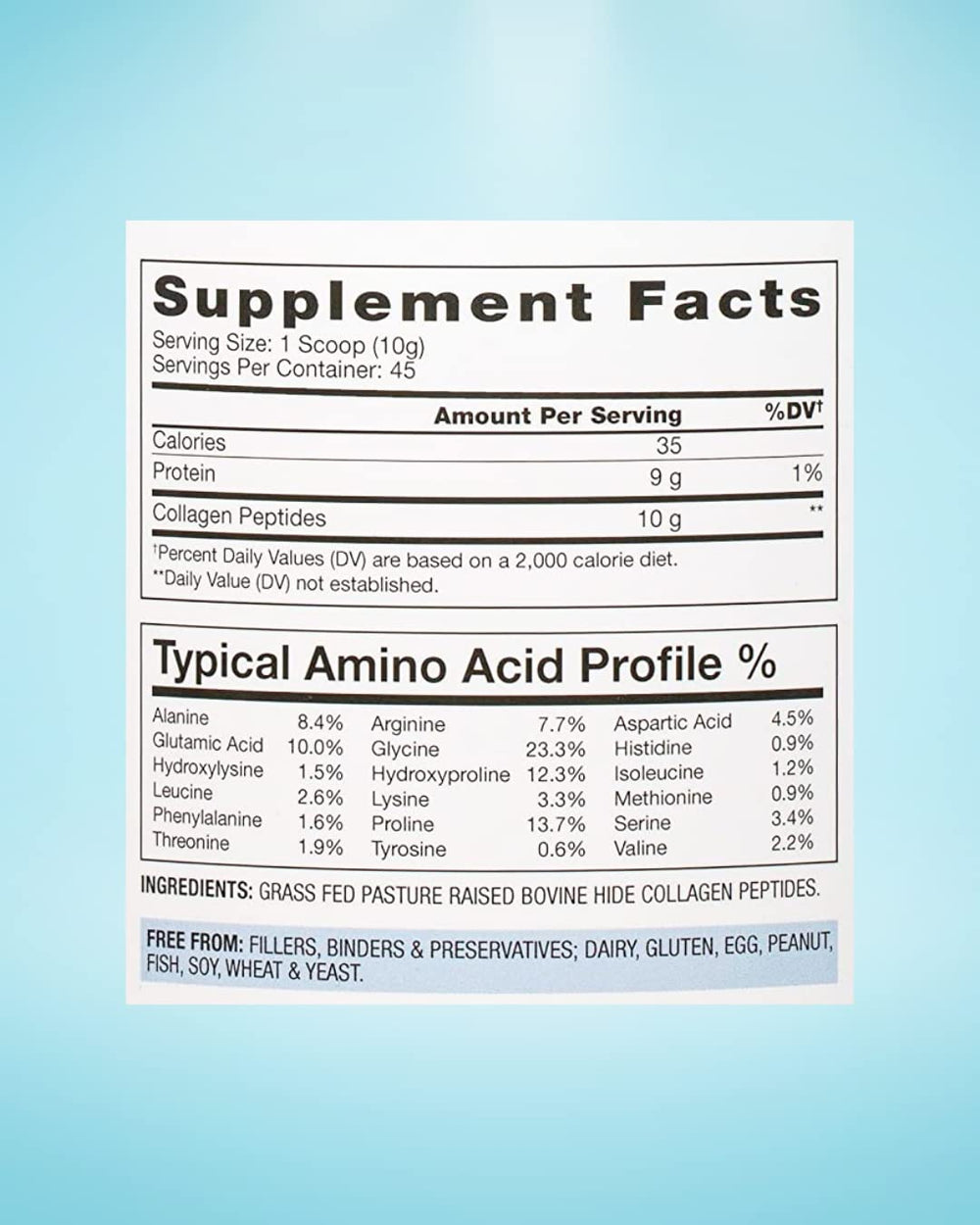 BioOptimal Collagen Peptides Powder in coffee creamer demonstrates flavorless versatility.