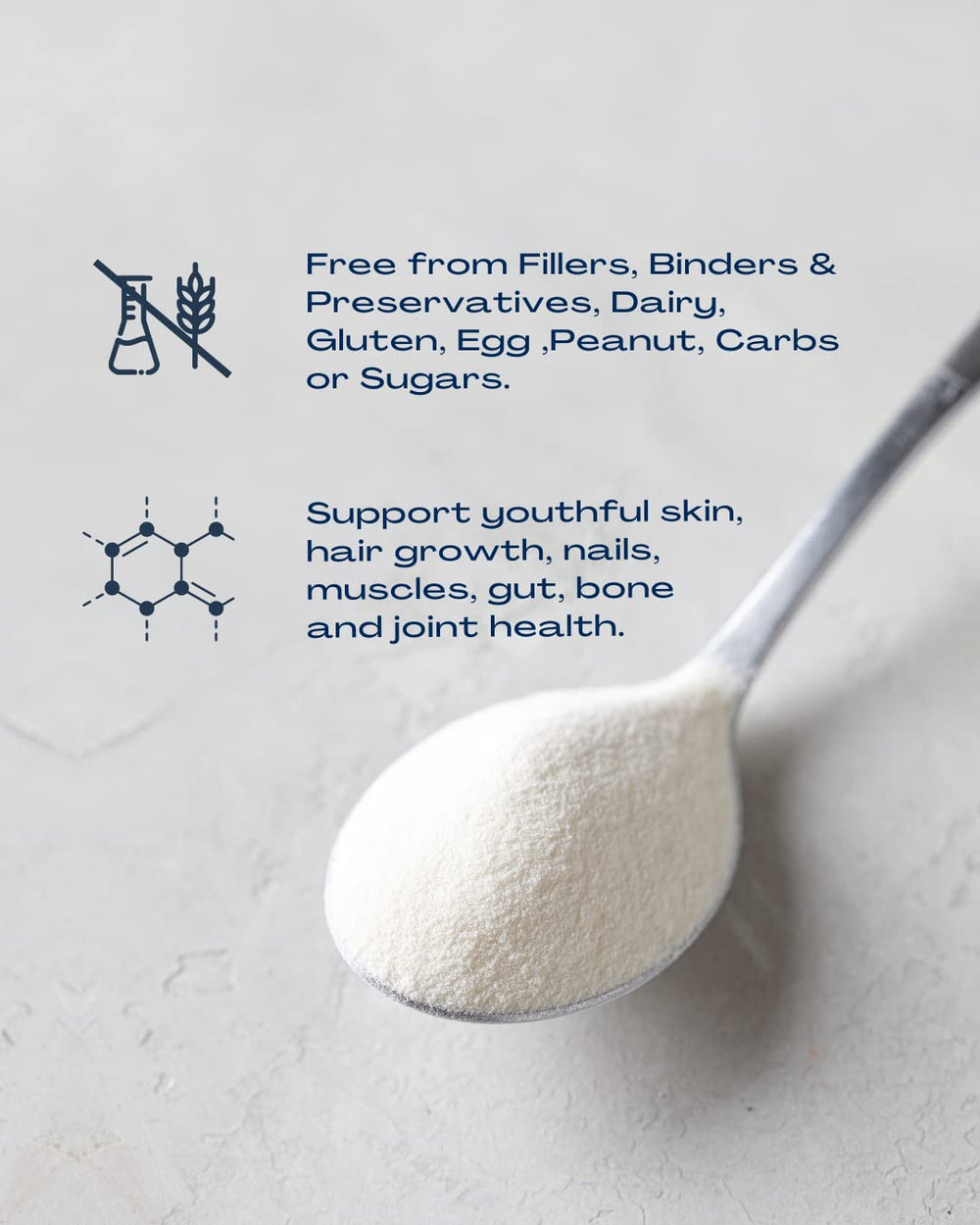 BioOptimal Collagen Peptides in coffee creamer, ideal for a simple daily routine.