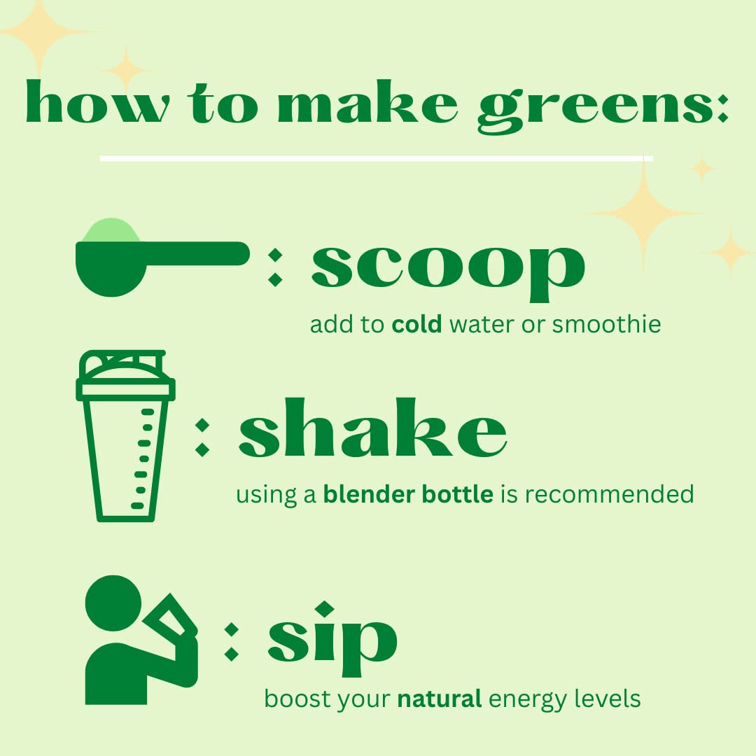 NanoGreens apple flavored drink in a glass for everyday greens