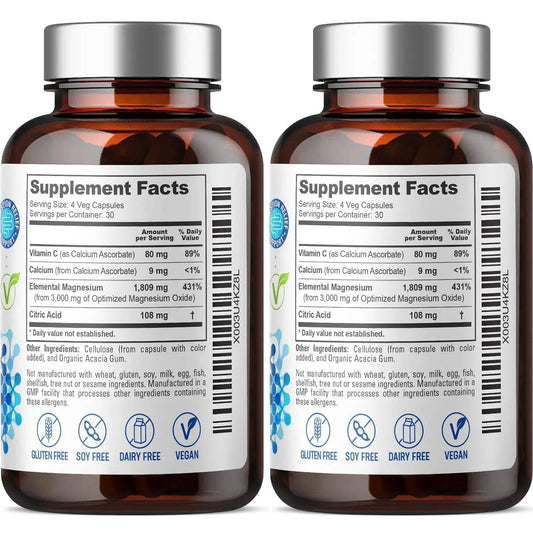 Biophix Oxy-Lax capsules closeup highlighting easy daily intake