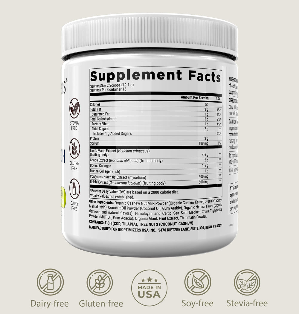 BIOptimizers 15 servings pouch ready for daily focus.
