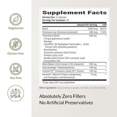 BIOptimizers Berberine Breakthrough gluten-free label communicates dietary flexibility