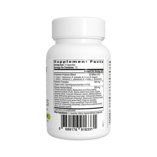 BiOptimizers Cognibiotics label close-up highlighting ingredients and memory-boosting potential