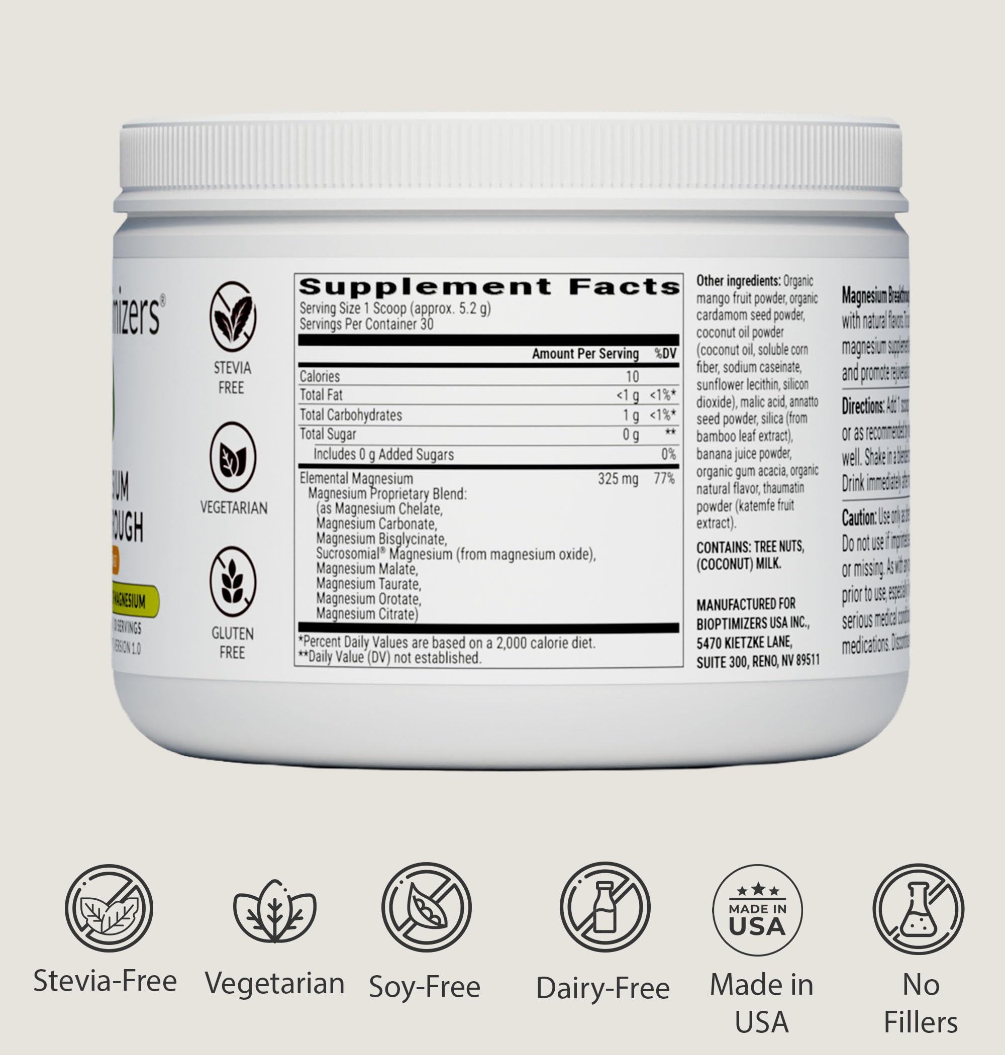 BIOptimizers Magnesium Breakthrough Drink lifestyle shot in daily routine