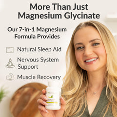 Morning desk setup with BIOptimizers Magnesium Breakthrough signaling daytime calm.