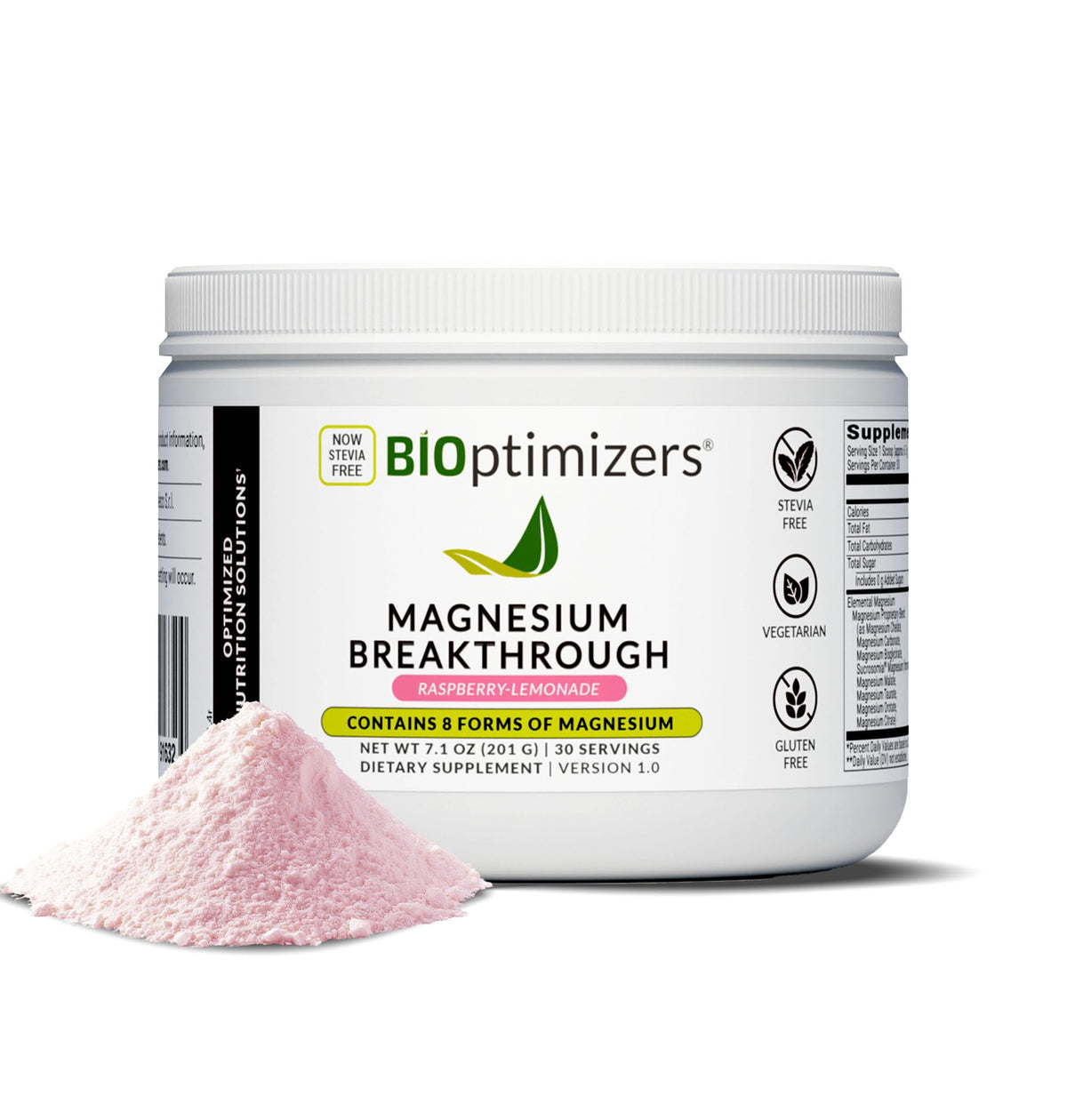 BIOptimizers Magnesium Breakthrough bottle in kitchen for daily wellness.