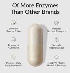 BiOptimizers MassZymes capsules close-up highlighting the enzyme blend for digestion.