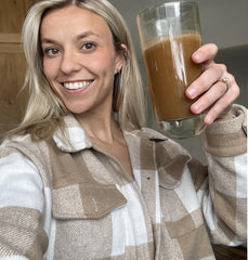 Morning ritual with BIOptimizers drink for balanced, calm energy.