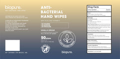 BIOPURE aloe and vitamin E nourishes skin after each wipe