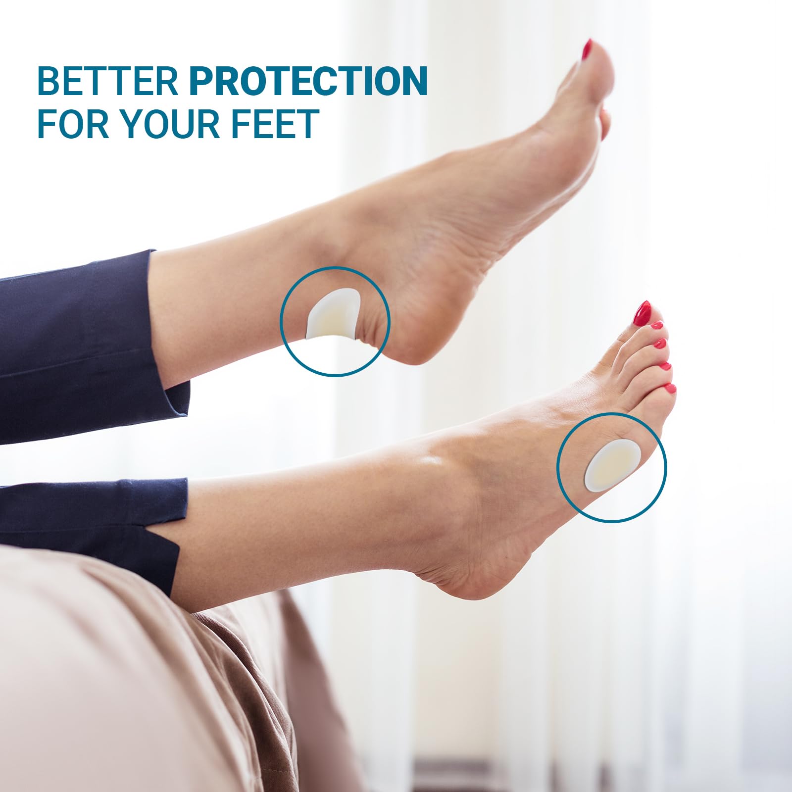 BIOPURE waterproof hydrocolloid bandage guards against water and dirt during activities.