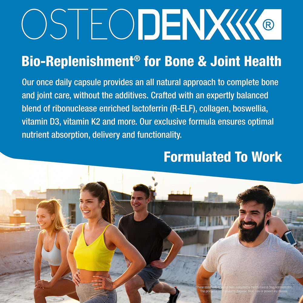 bioQuad OSTEODENX lifestyle shot promotes healthy joints and bones.