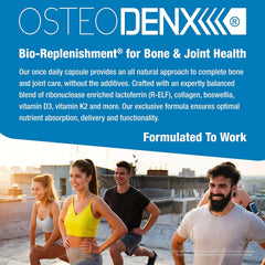 bioQuad OSTEODENX lifestyle shot promotes healthy joints and bones.