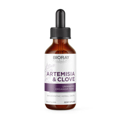 BIORAY Artemisia & Clove bottle front view supports daily digestive comfort.