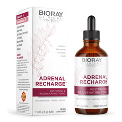 BIORAY Clinical Adrenal Recharge bottle, calming tincture for daily balance