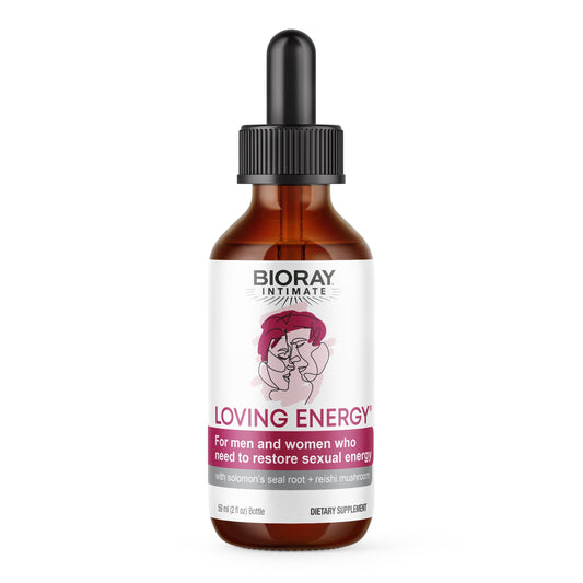 BIORAY Intimate Loving Energy bottle ready for daily use to support vitality