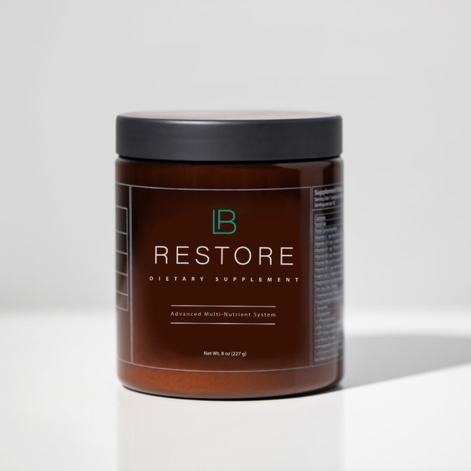 BioRebalance Restore scoop dispense for precise daily portions
