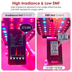 Biored-RLT 60-LEDs close-up shows dense array for multiple wavelength options.