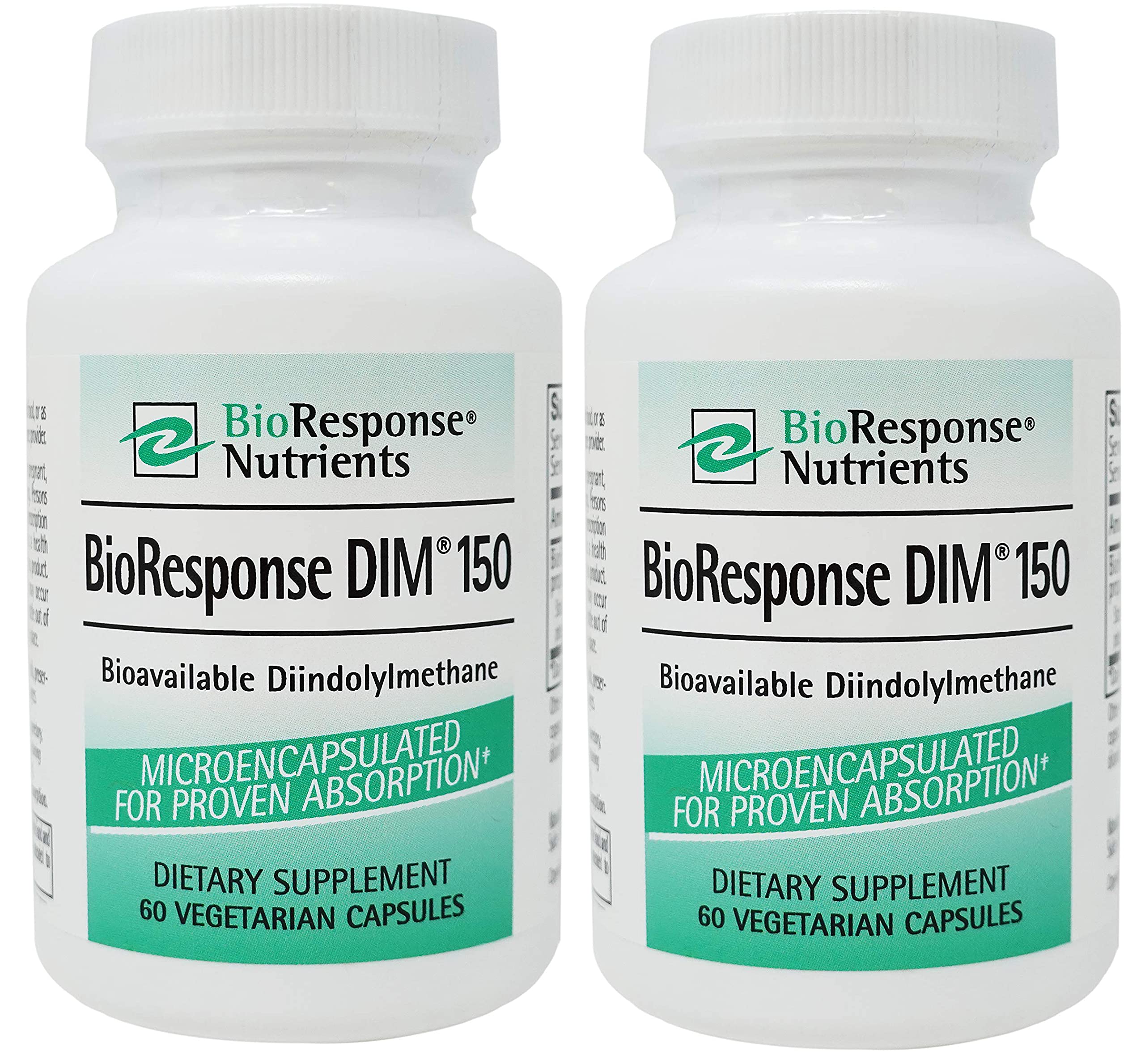 Bioresponse DIM 150 bottle pour for easy daily dosing and quality ingredients.