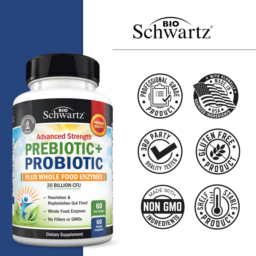 BioSchwartz allergen-free icon confirms non-GMO and allergen status