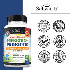 BioSchwartz allergen-free icon confirms non-GMO and allergen status