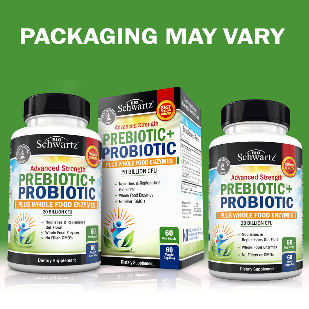 BioSchwartz bottle back showing supplement facts and allergen-free benefits