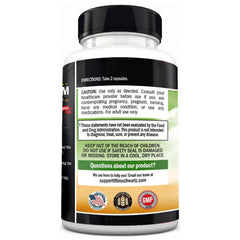 Lifestyle shot with BioSchwartz prebiotics illustrating a two-month supply value