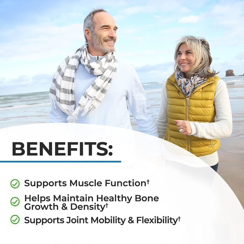 BioSchwartz Bone Strength packaging communicates flexible joints and comfortable movement