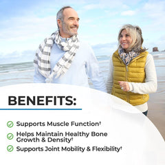 BioSchwartz Bone Strength packaging communicates flexible joints and comfortable movement