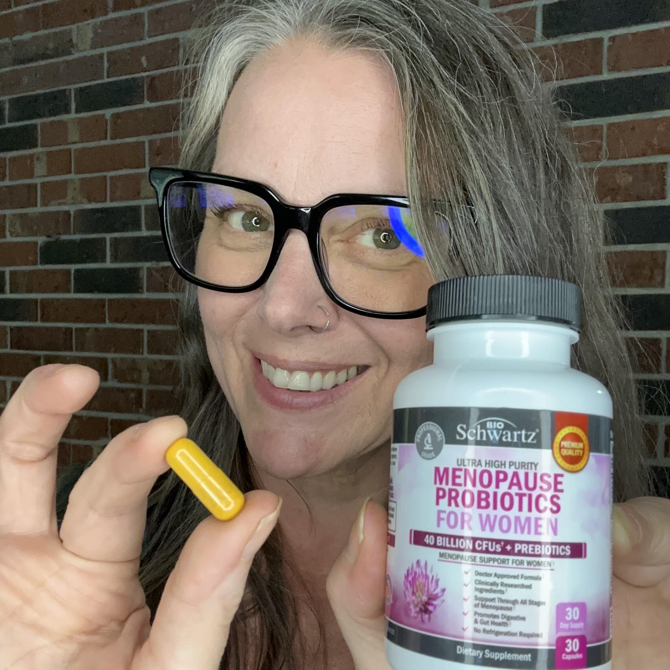 BioSchwartz menopause daily use scene on nightstand or desk