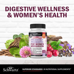 BioSchwartz one-per-day capsule emphasizes easy daily gut and immune support.