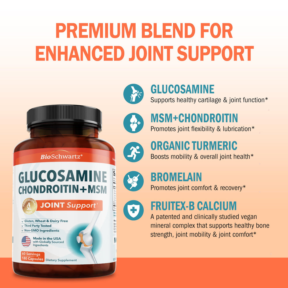 BioSchwartz turmeric ginger blend label signals anti-inflammatory-inspired ingredients for comfort