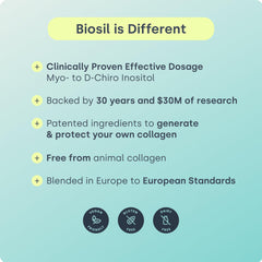 Biosil HerHarmony ch-OSA label notes the patented ingredient.
