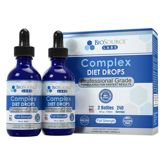 BioSource Labs Complex Diet Drops bottle front for daily weight management support