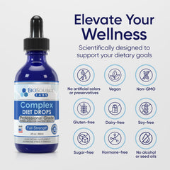 BioSource Labs Complex Diet Drops two-bottle pack for extended supply