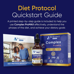 BioSource Labs Complex ProMAX label close-up highlighting natural formula for dieting.