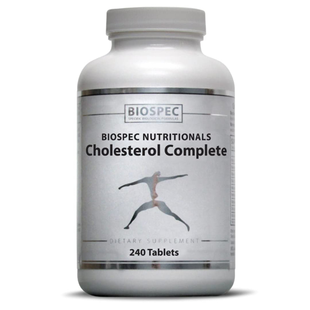 BIOSPEC NUTRITIONALS Cholesterol Complete bottle for daily cardiovascular support and balanced lipids.