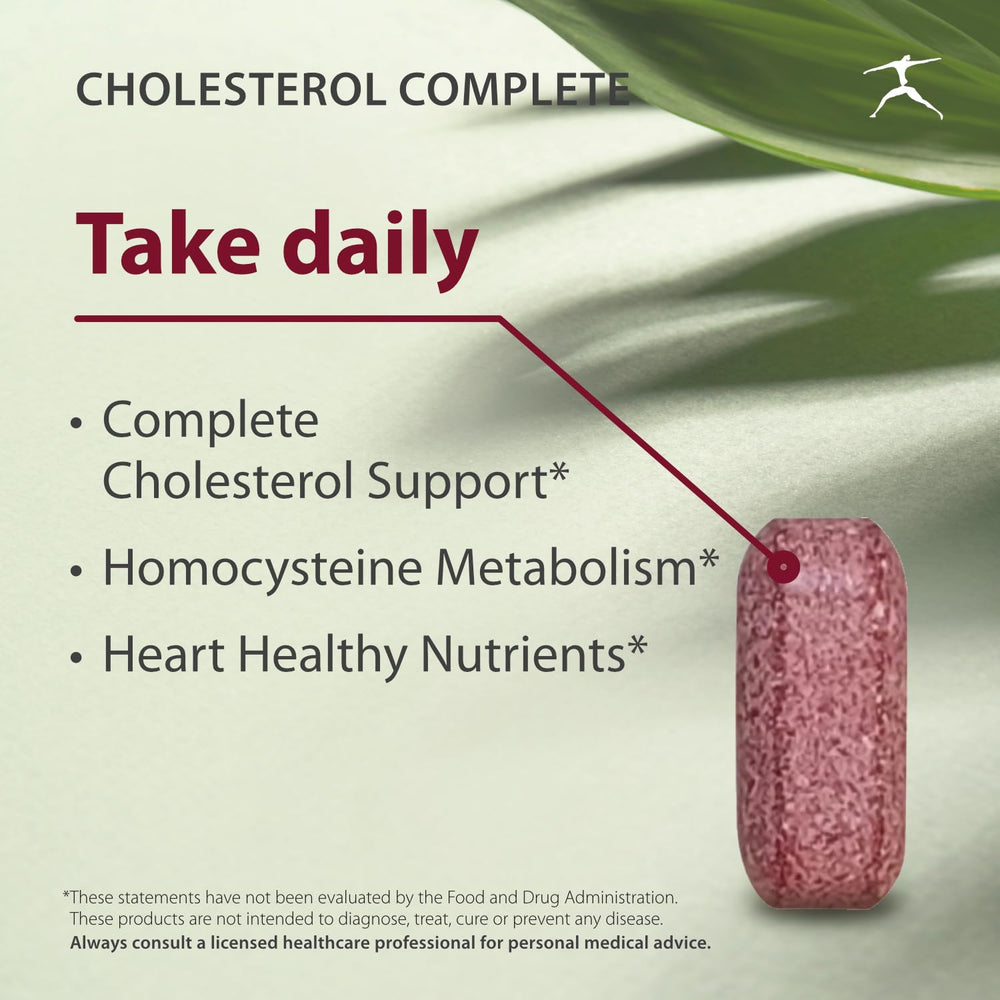 BIOSPEC NUTRITIONALS Cholesterol Complete label – clear packaging shows key ingredients.