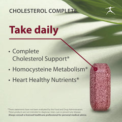 BIOSPEC NUTRITIONALS Cholesterol Complete label – clear packaging shows key ingredients.