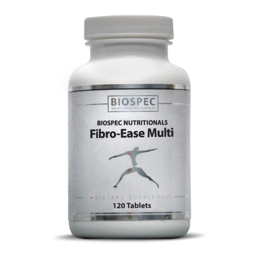 BIOSPEC Fibro-Ease Multi bottle front view for daily energy support.