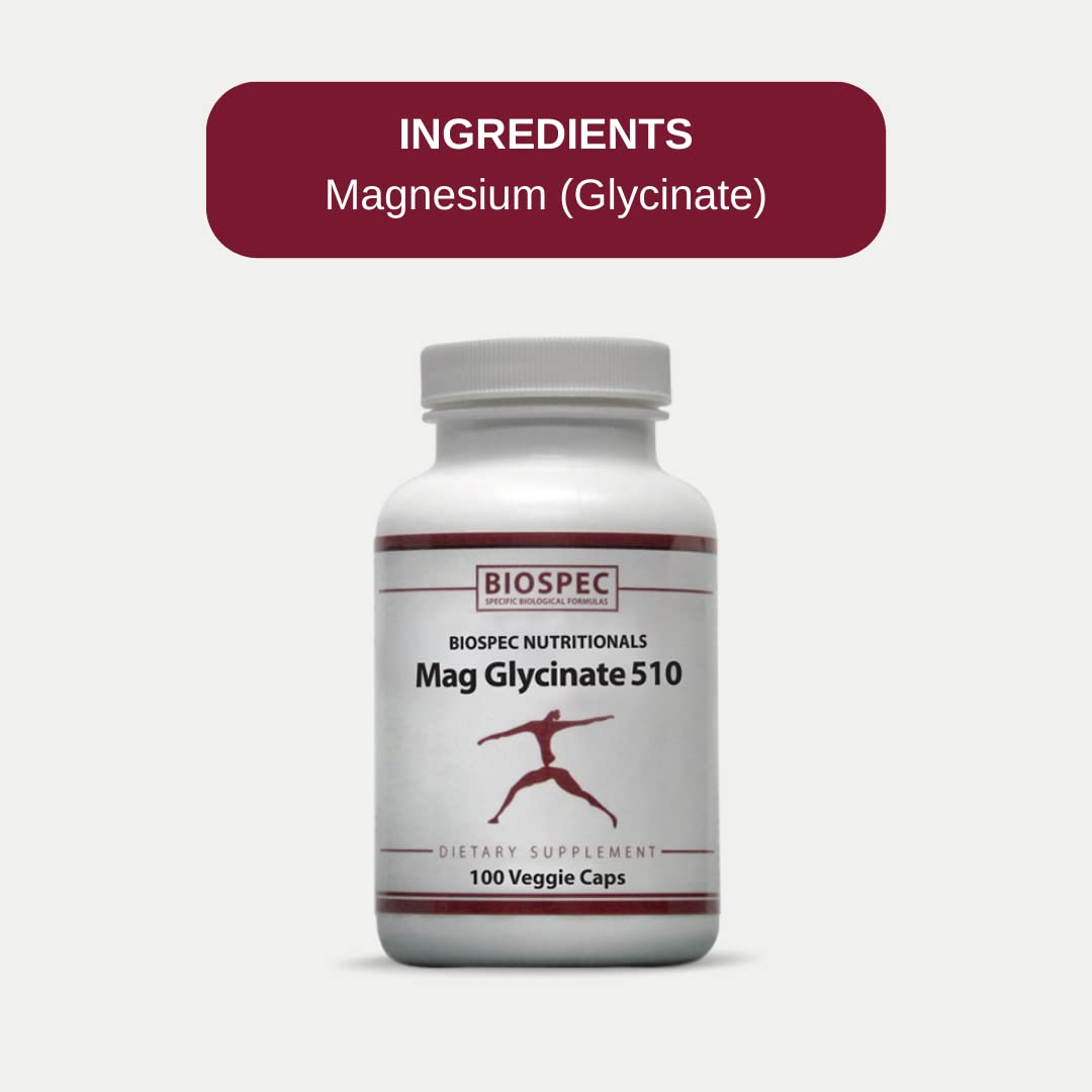 BIOSPEC Mag Glycinate 510 packaging highlights premium value.