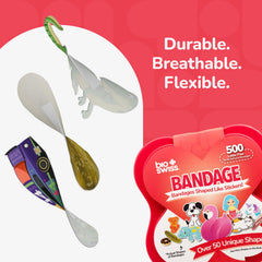 BioSwiss donut bandages bring cheerful resilience to everyday scrapes and injections