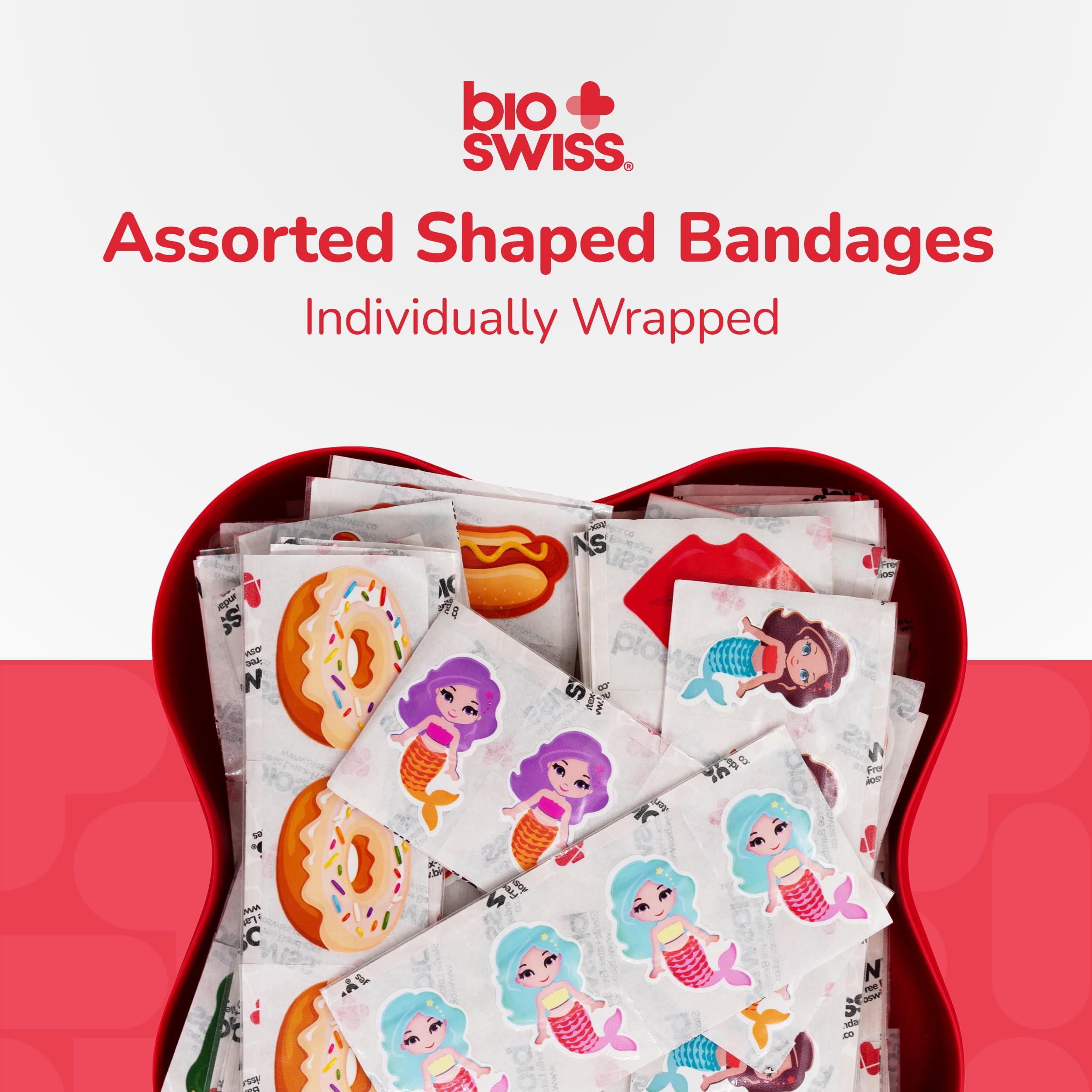 BioSwiss flamingo bandages deliver breathable latex-free protection for small wounds
