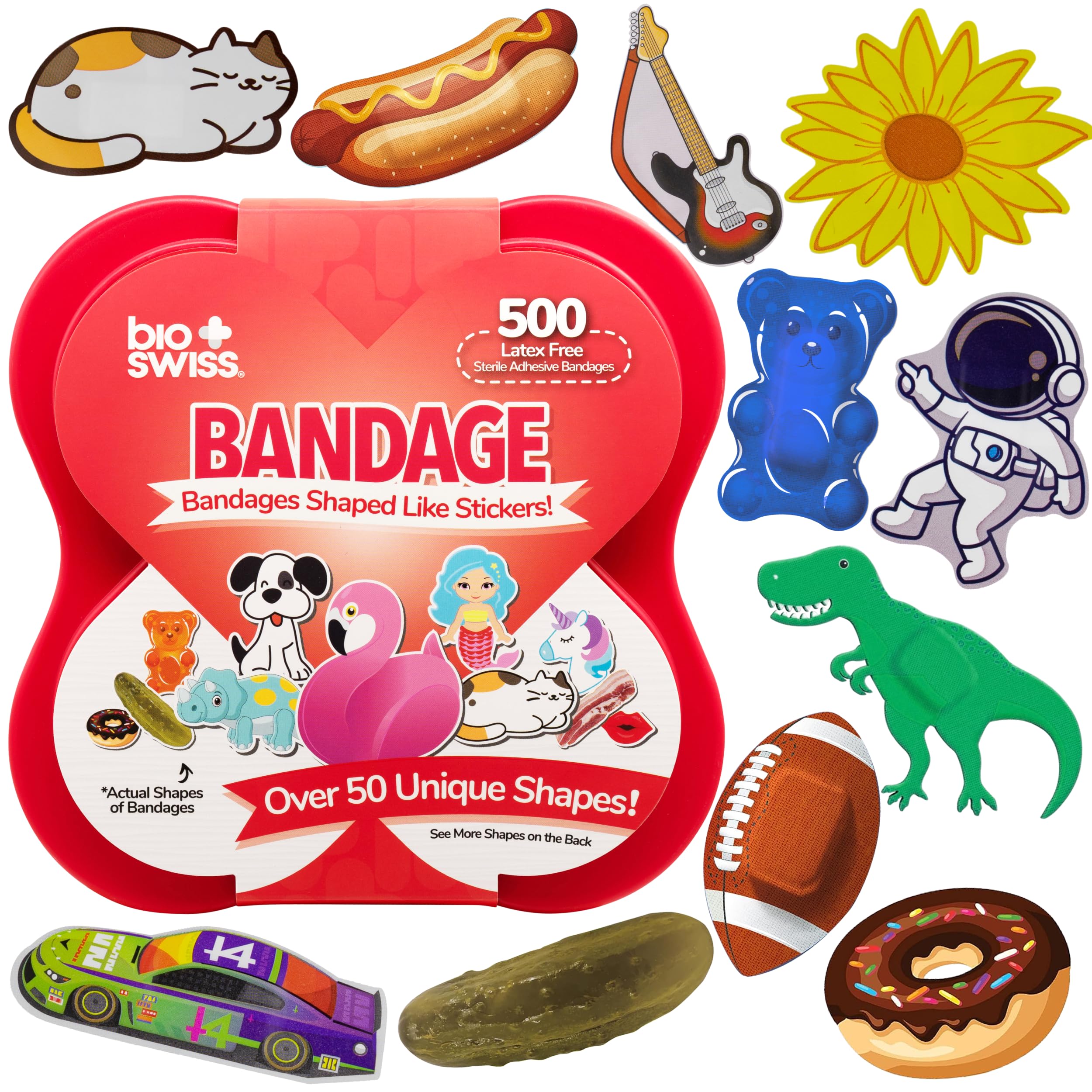 BioSwiss unicorn bandages provide gentle coverage for kids' minor cuts and scrapes